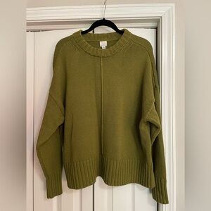 a new day Olive Crew Neck Sweater